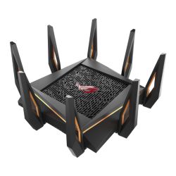 Asus (GT-AX11000) ROG Rapture AX11000 Wireless Tri-Band Gaming Wi-Fi 6 Router, 802.11ax, Quad Core CPU, AiMesh, RGB Asus (GT-AX11000) ROG Rapture AX11000 Wireless Tri-Band Gaming Wi-Fi 6 Router, 802.11ax, Quad Core CPU, AiMesh, RGB